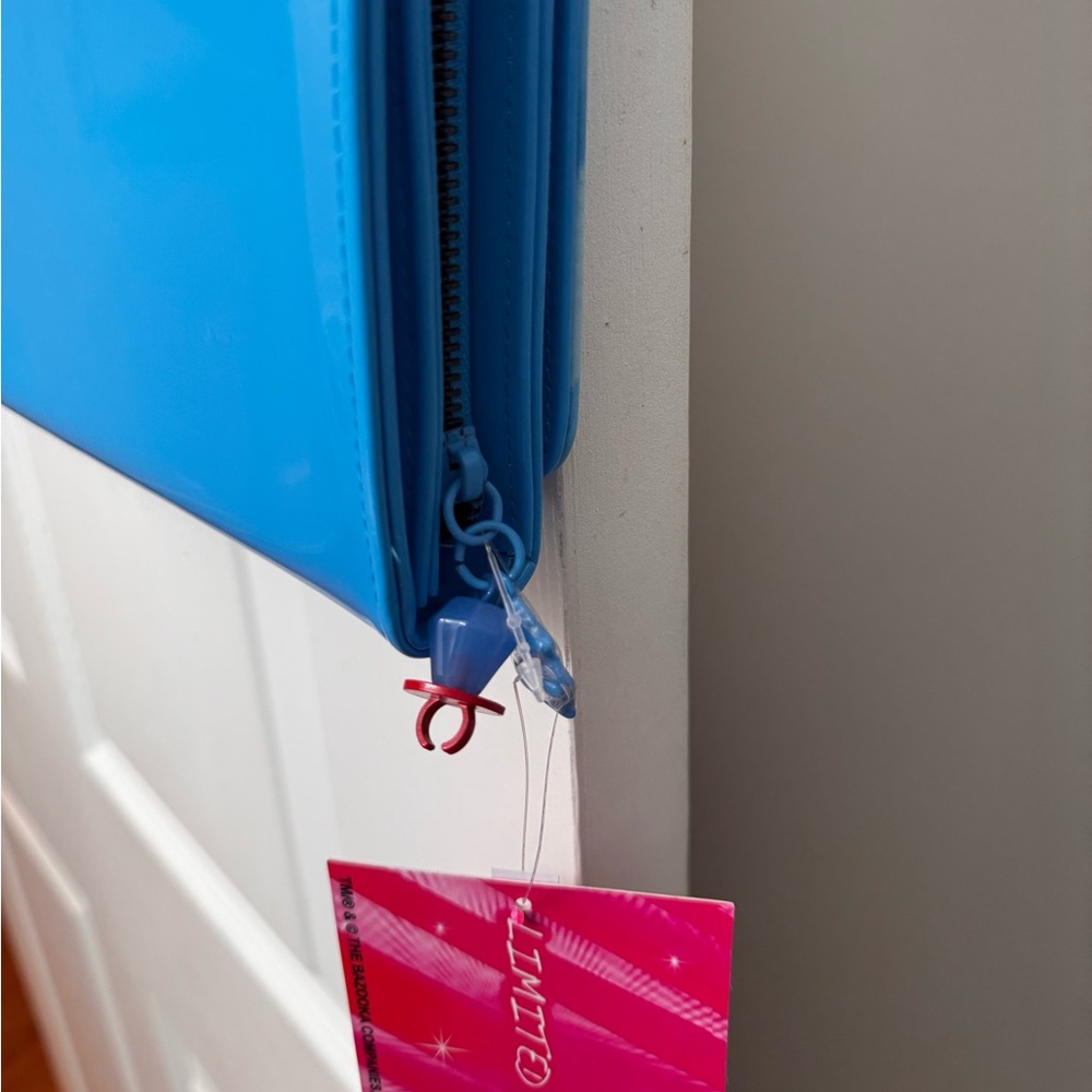 NWT🩵Betsey Johnson x Ring Pop Blue Limited Edition Convertible•Clutch/Crossbody - Picture 8 of 10